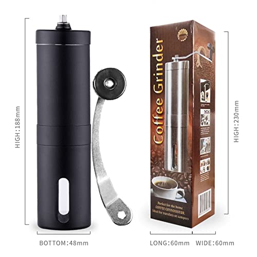 Manual Coffee Maker, Manual Coffee Grinder, Bean Grinder, Hand Coffee Grinder, Portable Coffee Grinder With Adjustable Settings, Suitable Use For Home And Travel Etc. #TOP3
