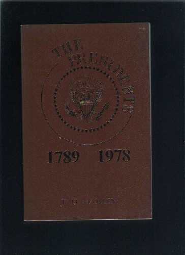 The Presidents 1789-1978 B000IXL4R2 Book Cover