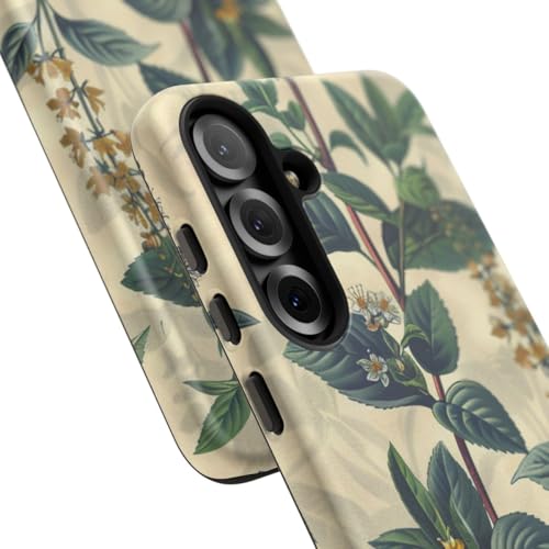 Coque Samsung S25 Plus herbes botaniques vintage rigide antichoc - 2