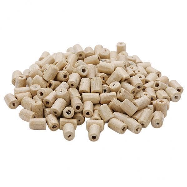 SNAPPSY 5x300pcs Natural Wooden Tube Bead DIY Jewelry Making Sewing Crafts Decors-picture-46