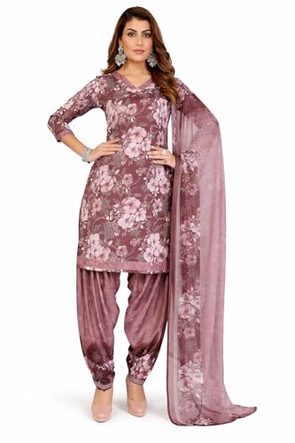Image of Yashika Women'S Unstitched Crepe Dress Materials | Crepe Salwar Suit For Women | Suit Material For Women Unstitched
