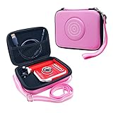 vtech kidizoom kamera duo 5.0 mit tragetasche pink Hohe Qualität - aus hochwertigem EVA, Hülle mit starkem Reißverschluss und verstellbarem, abnehmbarem Hand- und Schultergurt.