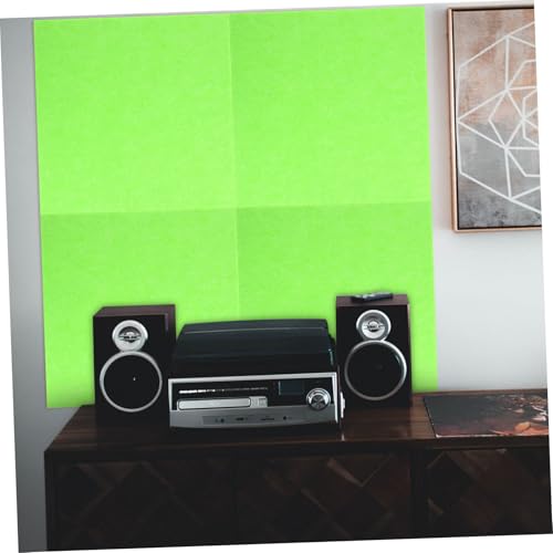 Panel de fieltro insonorizante para sala de música, 5 piezas verde acústico miniatura 7