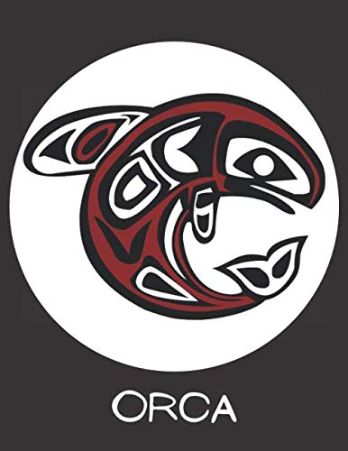 Orca Symbol Notebook: Orca design white college ruled lined paper 120 pages