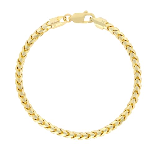 Pulsera Nuragold Oro Amarillo 14k 8 Pulgadas Hombre miniatura 5