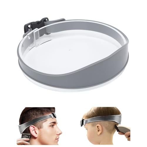 Modelo de Corte de Cabelo para Homens, Corte de Cabelo, Silicone Degion Curvo Respirável, Guia de Co