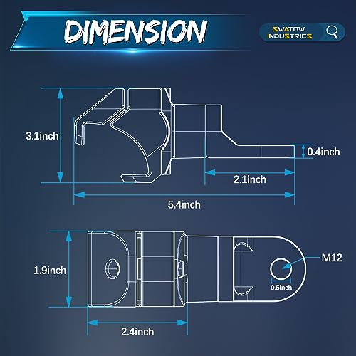 image for Whip Lights Mounting Bracket, SWATOW INDUSTRIES UTV Whip Mount Heavy D