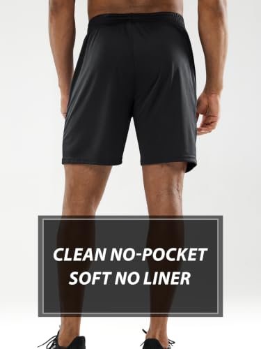 MIER Men's Pocketless Athletic Shorts