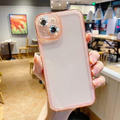 Coque silicone iPhone 12 Pro rose antichoc protection camera diamant