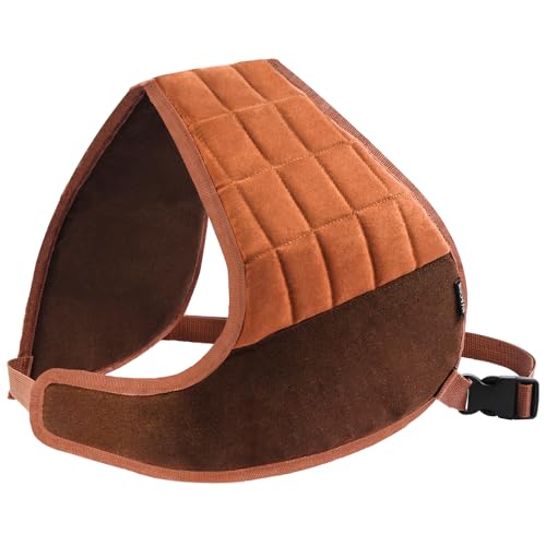 AVAONE Recoil Pad for Shotgun and Rifle, Shoulder Pad for Shooting or Hunting, Shotgun Recoil Shield for Left and Right Shoulder (Brown)