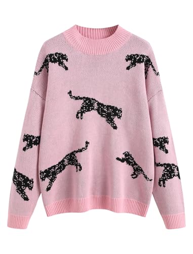 Image of ZAFUL Flower Crochet Turtleneck Sweater for Women Pullover Puff Long Sleeve Boho Knit Sweaters Trendy Knitwear Tops