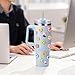 Soledea 3D Stickers for Owala Stanley Cup, 20PCS Cute Flower Dessert Heart Three-Dimensional Stickers for Simple Modern, YETI Water Bottles
