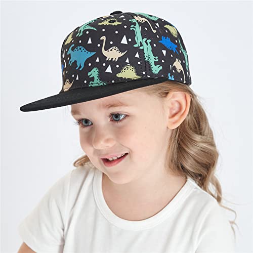 Upeilxd Kids Baseball Cap Toddlers Hat With Adjustable Strap For Boys Girls Ages 2-8 (Black/Blue, 2-4 Years) #TOP1