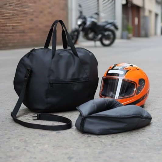 Bolsa Porta Capacete Moto Baslu com Alça | Protege e Transporta | Acessório para Moto