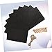 PRETYZOOM Vintage Photo Frame Craft Paper Frames with Clips for Hanging Pictures for Home Decor and Special Events All Black Design