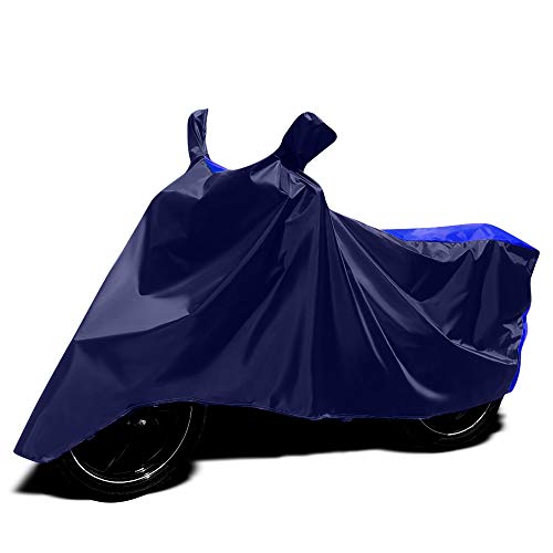 Image of Jupiter 125 Cover - Waterproof TVS Jupiter Scooter Cover - Blue Polyester - Full Exterior Coverage