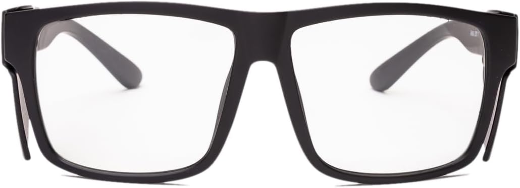 UV400 Photochromic Safety Glasses with Removable Side Shields, Blue Light Blocking