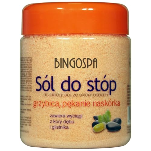 Salz fĂĽr FuĂźpilz Risse zwischen den Zehen 550 g BINGOSPA