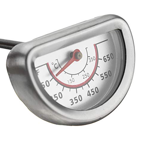 CocinaCo 0?~400? BBQ Bimetallic Replacement Thermometer Heat Indicator for Charbroil