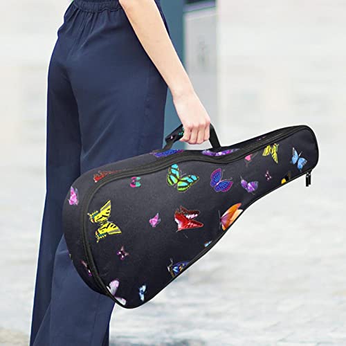 Housse pour ukulélé – Motif papillon coloré – Pour concert soprano ténor – 58,4 cm – Épaisseur : 10 mm – Rembourrée… - Les Beatles, Paul McCartney, John Lennon, RIngo Starr, George Harrison Housse pour ukulélé - Motif papillon coloré - Pour concert soprano ténor - 58,4 cm - Épaisseur : 10 mm - Rembourrée… – Image 7