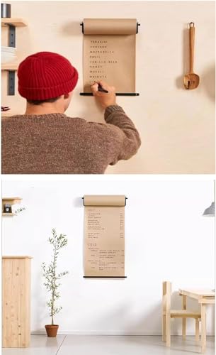 Support mural pour rouleau de papier de boucherie grand format