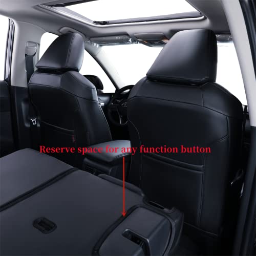Image of coverdream RAV 4 Seat Covers Custom Fit for Toyota 2013-2018 RAV4,Full Set