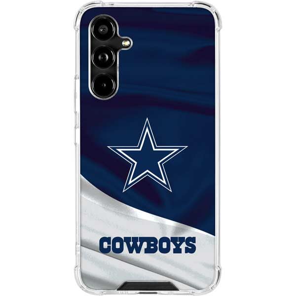 Skinit Clear Phone Case Compatible with Galaxy A54 5G - Officially Licensed NFL Dallas Cowboys Design