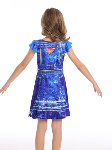 AmzBarley Princess Nightgown Princes Pajamas for Girls Nightgowns Toddler Kids Sleepwear Flutter Sleeve Sleep Gown Dress3