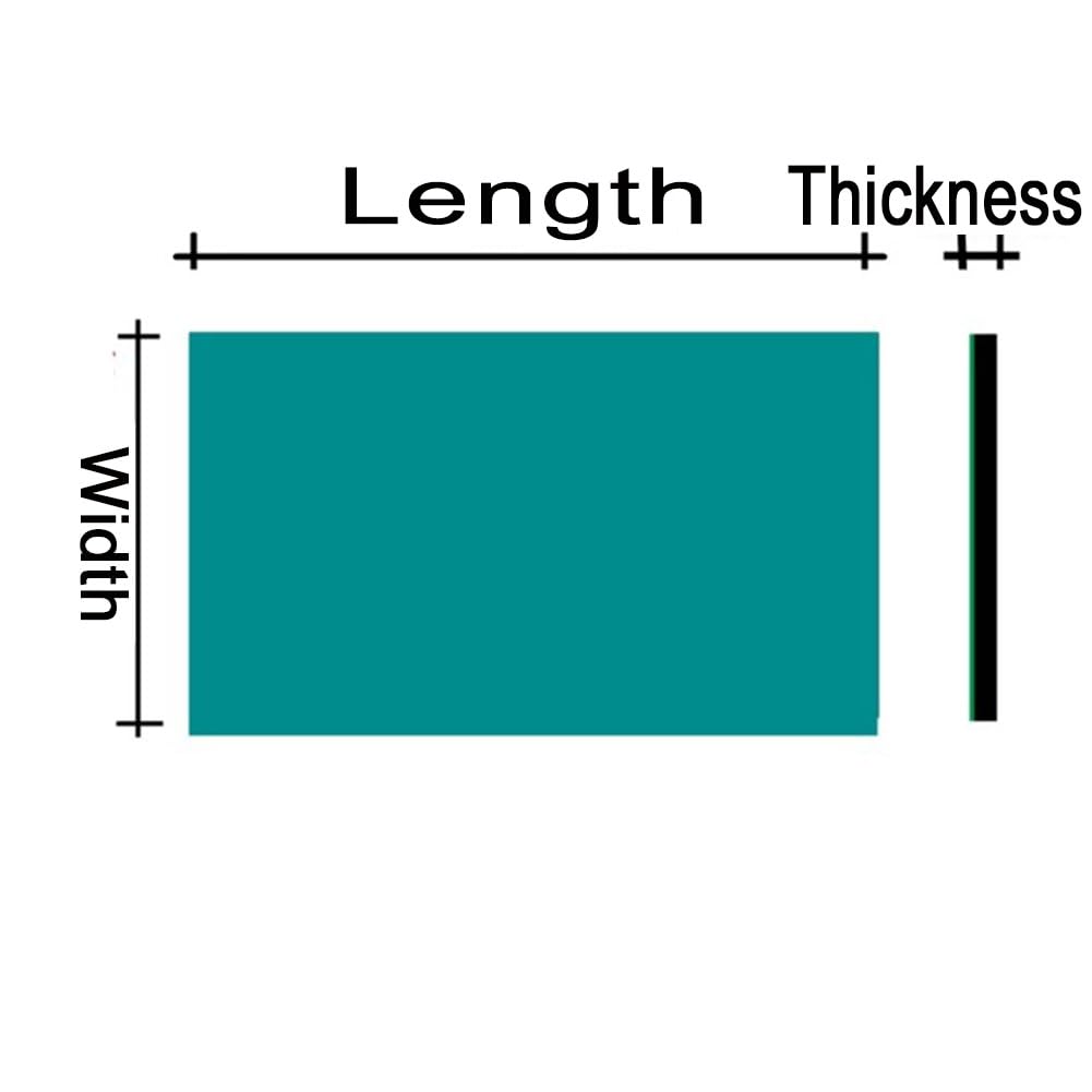 Rollo de alfombrilla de soldadura de goma antiestática, alfombrilla de vinilo de alta temperatura para reparación de circuitos y teléfonos, tamaño personalizable (verde, 2 mm, 80 x 100 cm), perfecto