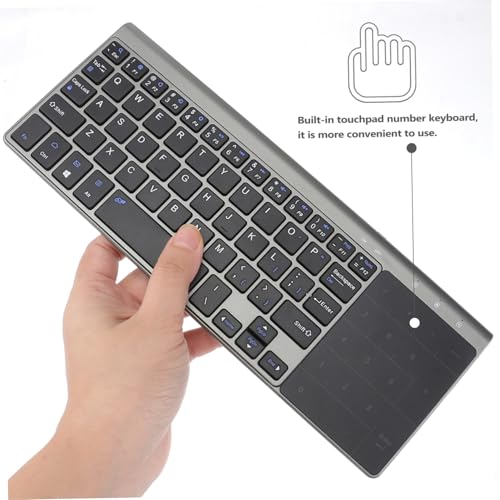 Clavier sans fil Gadpiparty compact léger à surface tactile intégrée haute précision