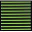 Black on Lime Green Cut Groove