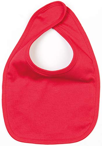 Babybugz Babero bebe nino chicas chicos doble capa algodon alimentacion infantil (Rojo)