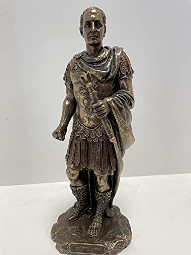 Estatua de Julio César en Uniforme Militar Romano Acabado Bronce miniatura 2