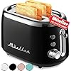   MUELLERHOME-Retro-Toaster-2-Slice-7-Browning-Levels-3-Functions-Reheat-Defrost-Cancel-Removable-Crumb-Tray-Under-Base-Cord-Storage-Black