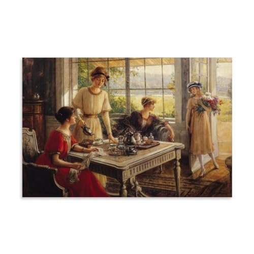 Arte de pared Albert Lynch de 16 x 24 para transformar estancias con elegancia clásica