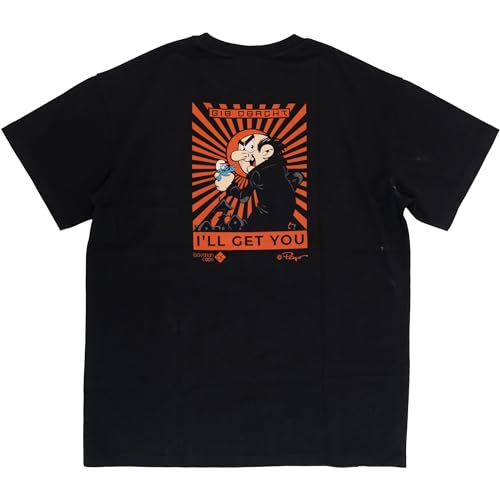 Bavarian Caps T-shirt Gargamel pour homme en coton noir coupe ample