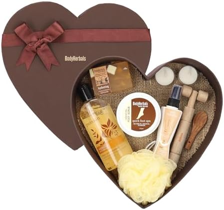 BodyHerbals Everyday Rituals Spa Gift Set – 7 Pcs Bath & Body Care Kit ...