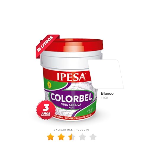 La mejor comparación de Pintura vinilica blanca 19 litros los más solicitados. 15 Imagen adicional