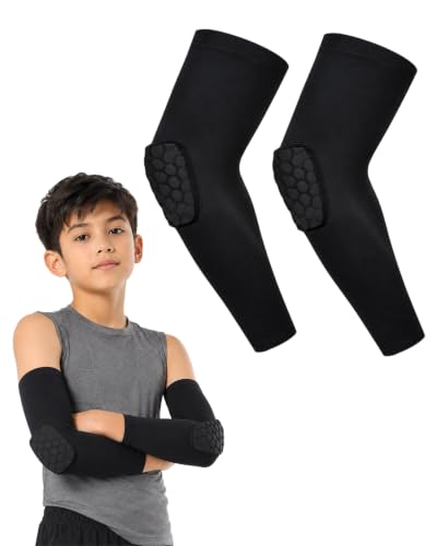 BEPSYOM Coderas Fútbol Sala 2 uds Talla XS | Estructura Panal Anti-Impacto | Protectores Codo Estables para Gateo Infantil, Voleibol y Portero, Diseño Ergonómico Que Previene Rasguños