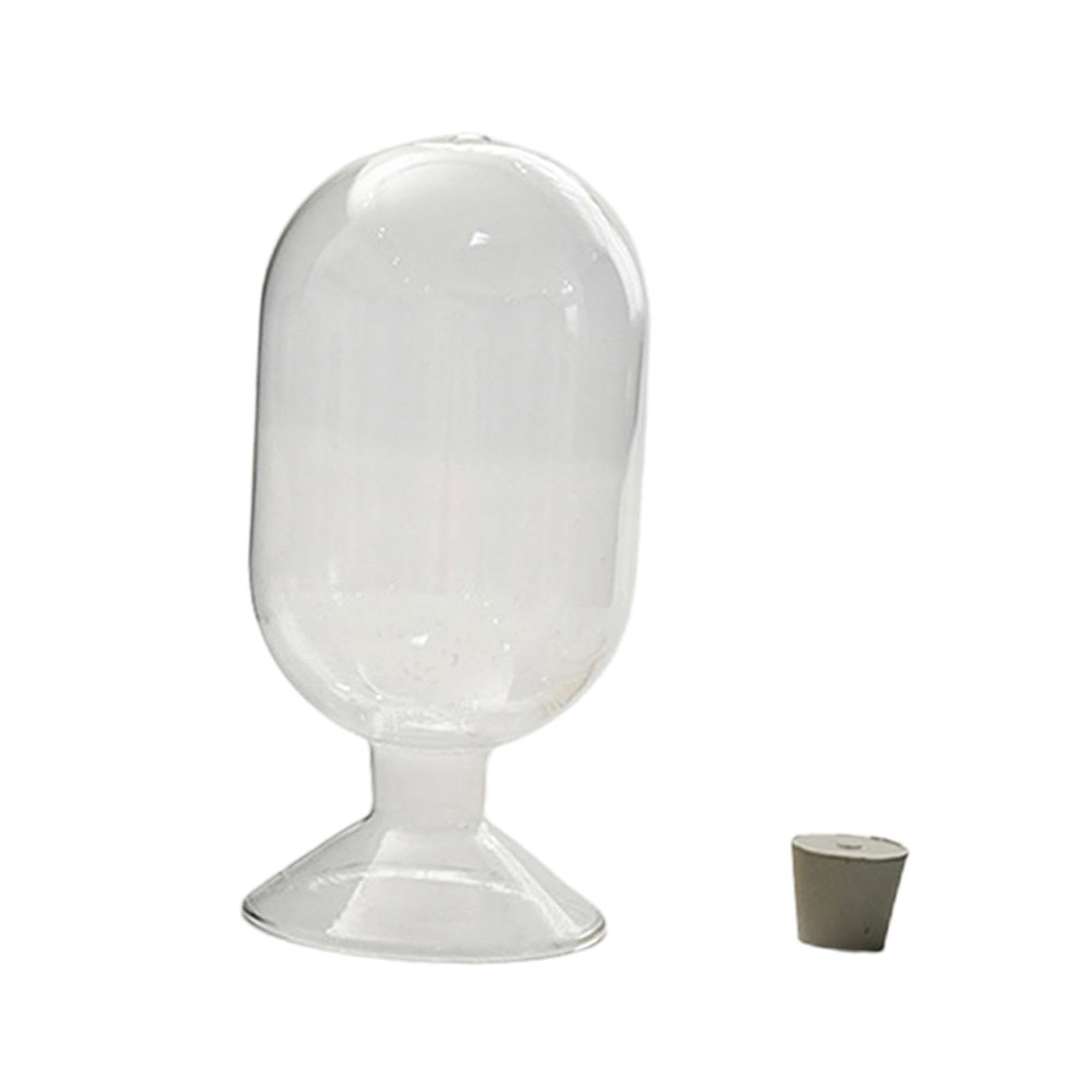 TWISAXC Matches Bottle For Candle Accessories Beautifully Designed Glass Storage Jar Displaying Candle Matches Multifunction Decorative Bottle Storage Container