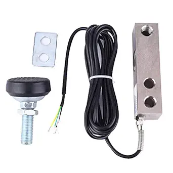 Hilitand Small Loadometer Sensor, Load Cell Sensor, High Shear Beam Load Cell Sensor Weighing Sensor with Shielded Cable 2000KG