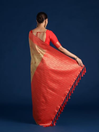 Monjolika Fashion pure silk saree in soft silk – image 4