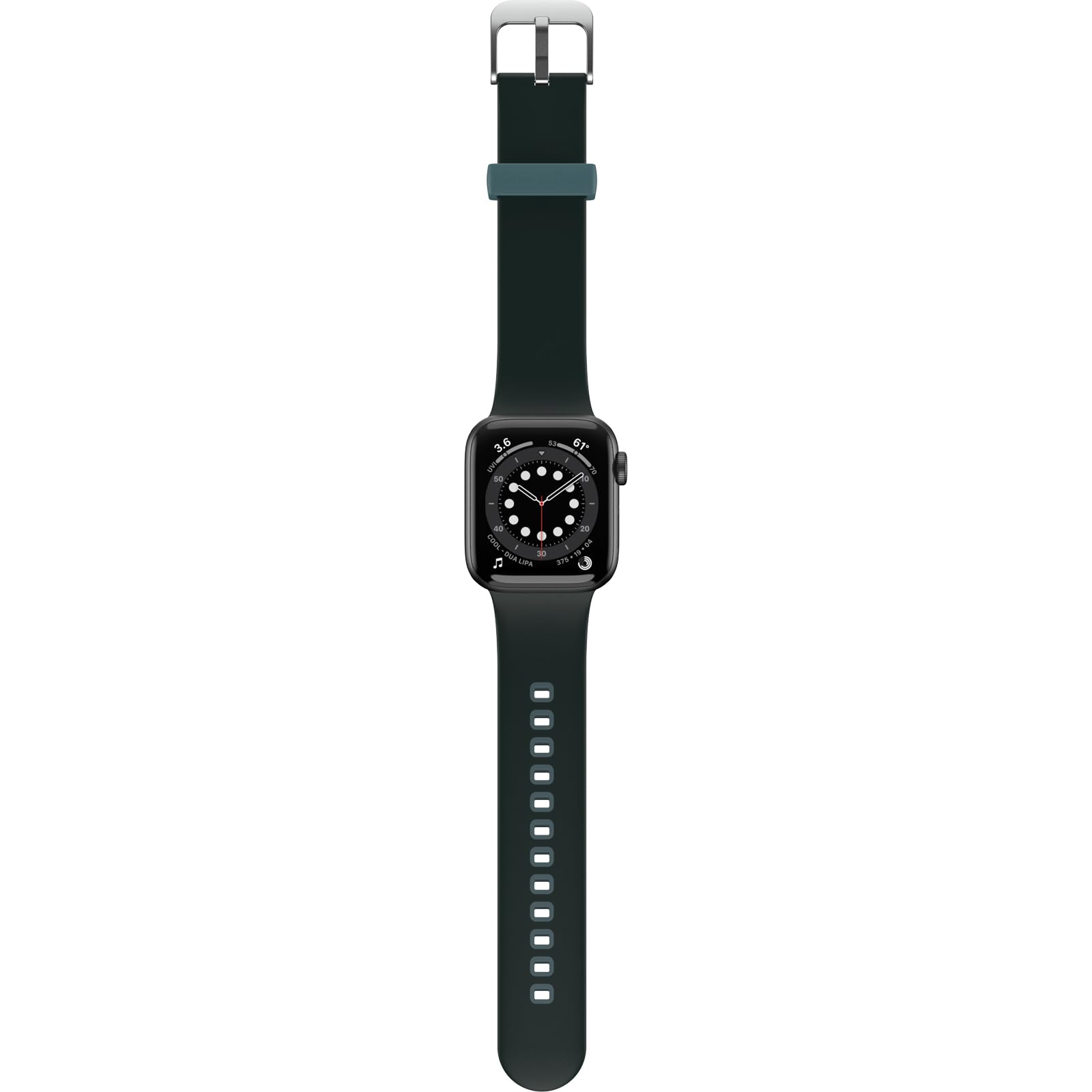 OtterBox All Day Watch Band for Apple Watch 40/41/42mm, Replacement Durable Soft Touch Silicone Strap for Apple Watch Green/Blue