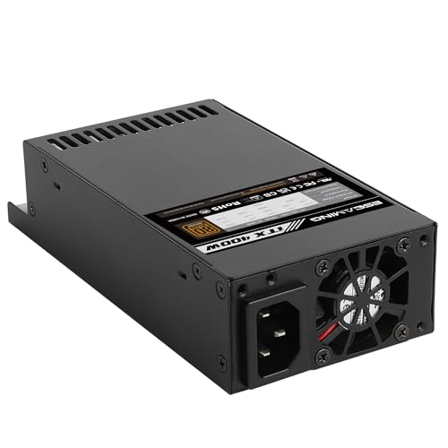 Image of 80 Plus Bronze Certified Flex ATX /1U 400W Power Supply, ESGAMING APFC Full Range 90-264V Mini ITX PSU for POS AIO NAS Mini Server Small Form Factor PC (Flex ITX)