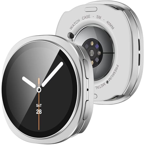 Carcasa ultra ligera para Galaxy Watch 8 40mm parachoques metálico antiarañazos