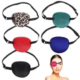 IMUSINICE 6 Pezzi Patch per Occhi Regolabile per Adulti, Set da 6