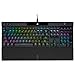 Produktbild Corsair K70 PRO RGB Optical-Mechanical Gaming Keyboard - OPX Linear Switches, PBT Double-Shot Keycaps, 8,000Hz Hyper-Polling, Magnetic Soft-Touch Palm Rest - NA Layout, QWERTY - Black
