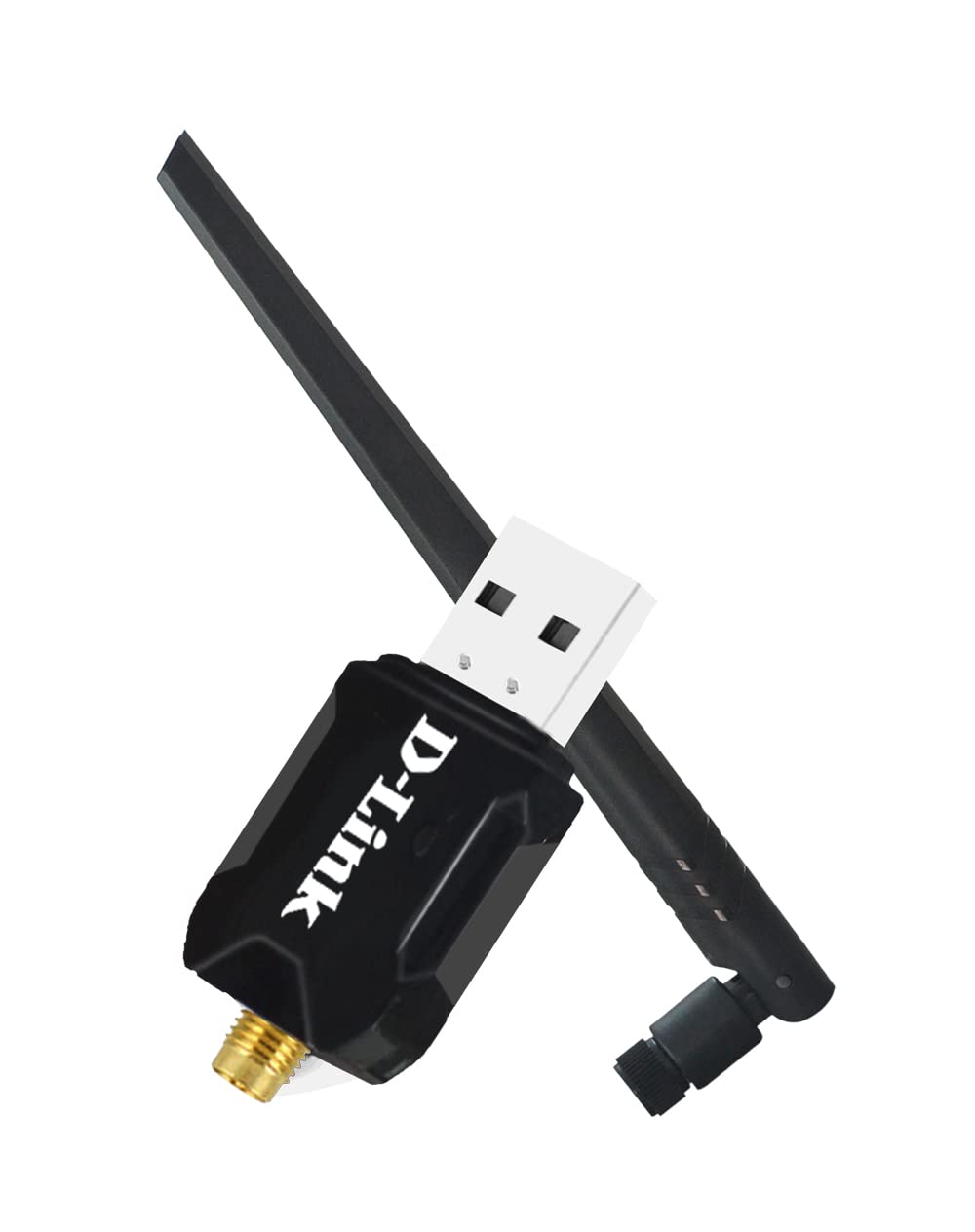 D-Link DWA-137 Adaptateur Wi-FI USB N300 à Gain élevé, USB 2.0, antenne détachable à Gain élevé, WPS, Compatible avec Windows, MacOS et Linux, Ultra Portable.