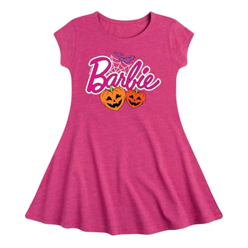 Barbie - Halloween Logo - Toddler & Youth Girls Short Sleeve T-Shirt Dress