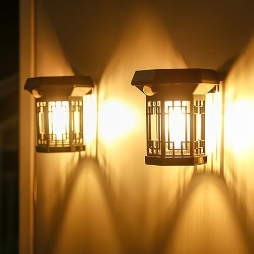 Aplique de pared solar exterior con sensor de movimiento IP65